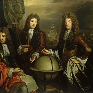John Benbow (1653-1702), Sir Ralph Delavalle (circa 1645-1707) and Thomas Phillips (circa 1635-1693), 1692-93 (oil on canvas)