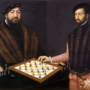 John Frederick the Magnanimous playing chess, 1552 (oil on canvas)