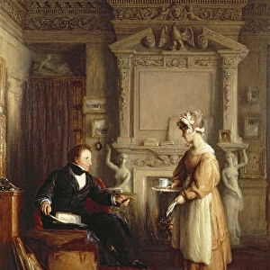 John Sheepshanks and his maid