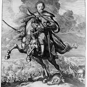 John Sobieski, King John III of Poland (engraving)