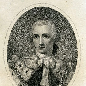 John Stuart, 3rd Earl of Bute, engraved by William Ridley, 1895 (engraving)
