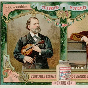 Joseph Joachim and Hans von Bulow (chromolitho)