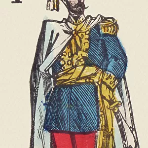 Joseph Vantini (1808-1866) French general called Yousouf, 1860 (print)