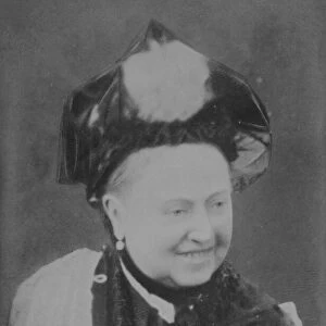 A Jubilee Portrait of Queen Victoria (1819-1901) Laughing, 21 June 1887 (sepia photo)