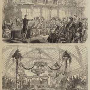 Jubilee of the Royal Academy of Sciences at Munich (engraving)