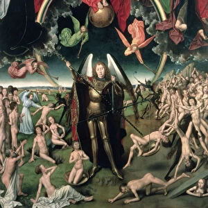 The Last Judgement, 1473 (oil on panel) (detail of 144071)