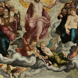 Detail of the Last Judgement, 1551 (oil on panel)