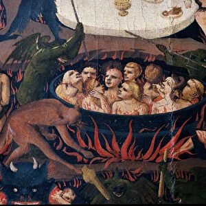 The Last Judgment: Hell (tempera on wood, 1432-1435)