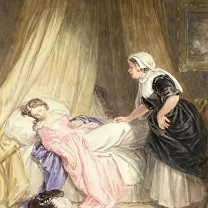Juliet and her Nurse (w / c on paper)