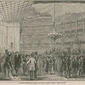 Julliens Promenade Concert at Covent Garden Theatre (engraving)