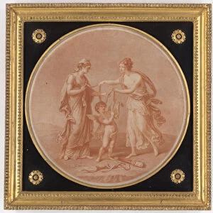 Juno, Venus and Cupid, print made by William Wynne Ryland, 1777 (stipple engraving)
