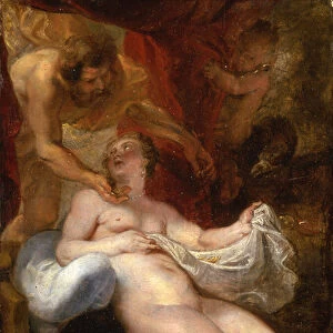 Jupiter and Danae (oil on panel)