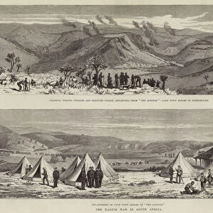 The Kaffir War in South Africa (engraving)