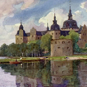 Kalmar Castle (colour litho)