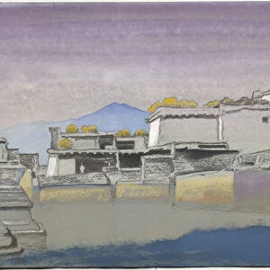 Kardang, study, 1932 (tempera and pastel on paper)