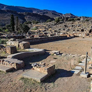 Kato Zakros. Minoan archeological site. 17th-15th century B. C