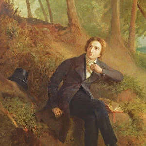 Detail of Keats Listening to the Nightingale on Hampstead Heath