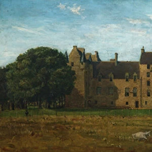 Kellie Castle, Fife (oil on canvas)