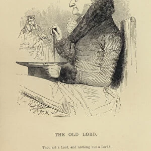 Kenny Meadows: The Old Lord (engraving)