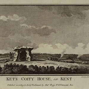 Kets Coity House, in Kent (engraving)