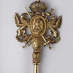Detail of the key of Chambellan, Mexico. Period of King Maximilian I (1832-1867)