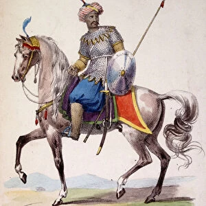 Khurde warrior of the borders of Persia and Georgia, deb 19th century
