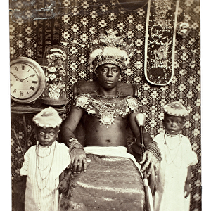 King of Calabar, Nigeria, c. 1870 (albumen print)