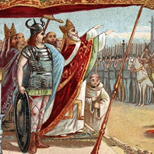 King Dagobert I (605-639), Merovingian king of the Franks