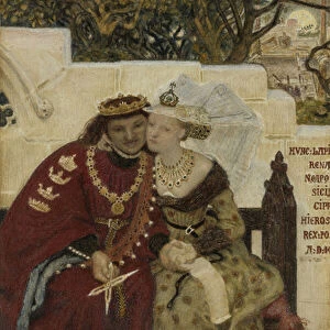 King Renes Honeymoon, 1864 (watercolour)