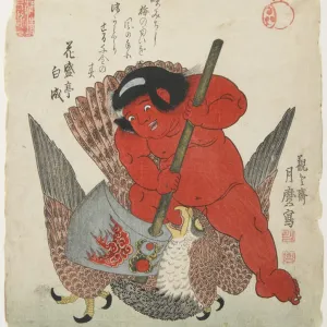 (Kintaro_ Fighting with an Eagle)