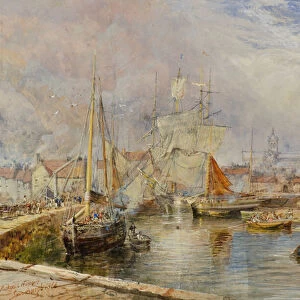 Kirkwall Harbour, 1866 (w / c)