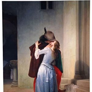 The Kiss, 1867 (oil on canvas)