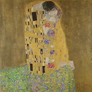 The Kiss, 1907-08 (oil on canvas)