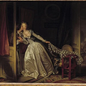 The kiss flies Painting by Jean Honore Fragonard (1732-1806) 1788 Sun