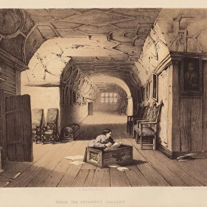 Knole, the Retainers Gallery (aquatint)
