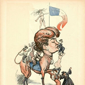 L Assiette au Beurre, number 191, Satirique en couleurs, 1904_11_26: Feminism anti