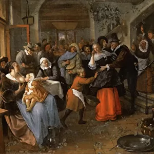 L epoux trompe - The Cuckold Bridegroom - Jan Havicksz Steen (1626-1679)