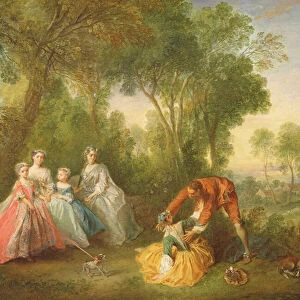 La Famille de Bourbon-Conti (oil on canvas)