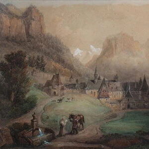 La Grande Chartreuse 1869 (Watercolor on paper)