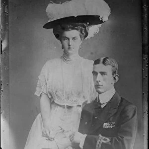 La grande duchesse Marie Pavlovna Romanova (1890-1958) et le prince Guillaume de Suede