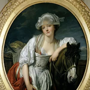 La laitiere Painting by Jean Baptiste Greuze (1725-1805) 18th century Sun