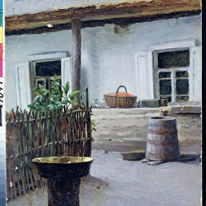 "La preparation de la confiture"Peinture de Jakov Kalinichenko (1869-1938) 1892 State Regional I Pozhalostin Art Museum, Ryasan