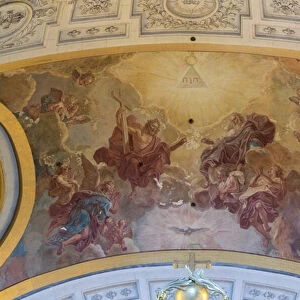 La Trinite, fresco of the Dome of the Invalides, 1704