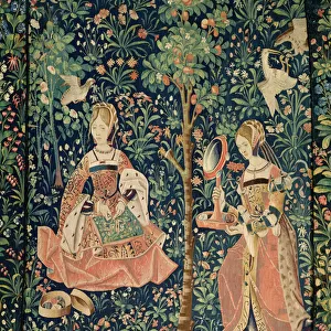 La Vie Seigneuriale: Embroidery, c. 1500 (tapestry)