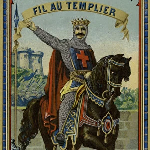 Label for Templar thread (colour litho)