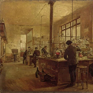 The Laboratory, 1887 (oil on canvas)