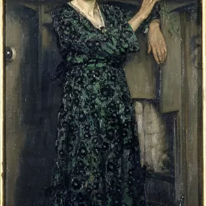 The Lady of the Carnation, c. 1919 (oil on canvas)
