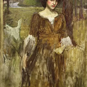 The Lady Clare, c. 1900 (oil on canvas)