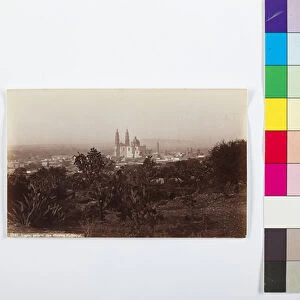 Lagos, general view showing cathedral, 1883-1884 (albumen print)