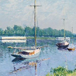 Lake Argenteuil; Le bassin d Argenteuil, c. 1882 (oil on canvas)